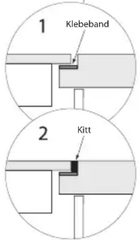 Atag HL8271S - Exigences supplémentaires pour l'intégration (installation encastrée) de la plaque de cuisson (HL8271I) - 2