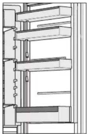 Atag KS34178B - Balconnets de porte - 1
