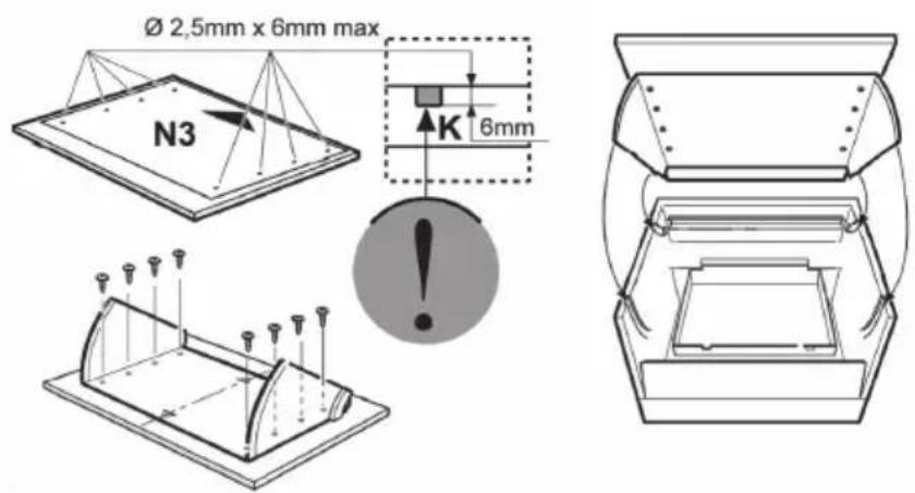 Atag WI6111CM - Fitting the door panel - 1
