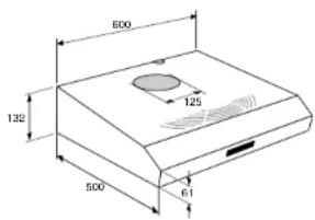 Atag WCA.1 - dimensions d'encastrement - 1