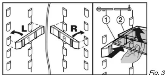 Atag KD8178AF - Using the sectioned shelf - 1