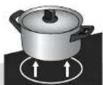 Atag IG9071MT - OPTIMUM USE OF THE INDUCTION COOKING ZONES - 5