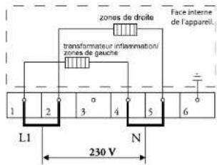 Atag IG9071MT - Branchement à 1 phase - 1