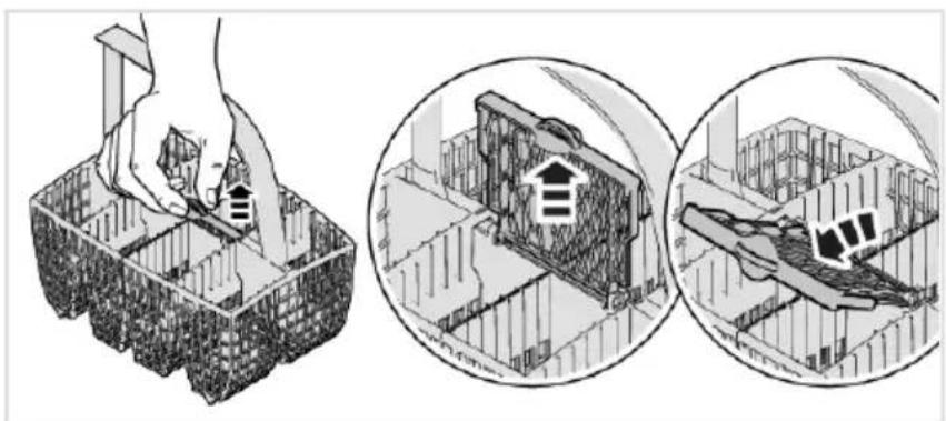 Atag VA8117WTC - AusklappbarerBereichfürkleineGegenstände - 1