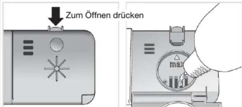Atag VA8117WTC - Klarspülerauffüllen - 1