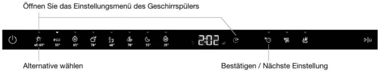 Atag VA2314MPD - Einstellungen - 1
