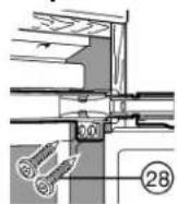 Atag KD8178BD - Tightly screw the appliance into place in the recess: - 1