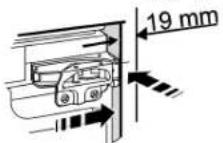 Atag KD8178BD - Slide in and align the appliance: - 2