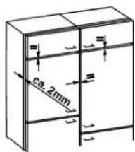 Atag KD8178BD - bij 600 mm brede nis: - 4