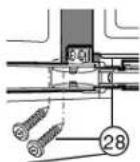 Atag KD8178BD - Tightly screw the appliance into place in the recess: - 2