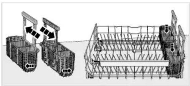 Atag VA3113QT - Flexiblecutlerybasket - 1