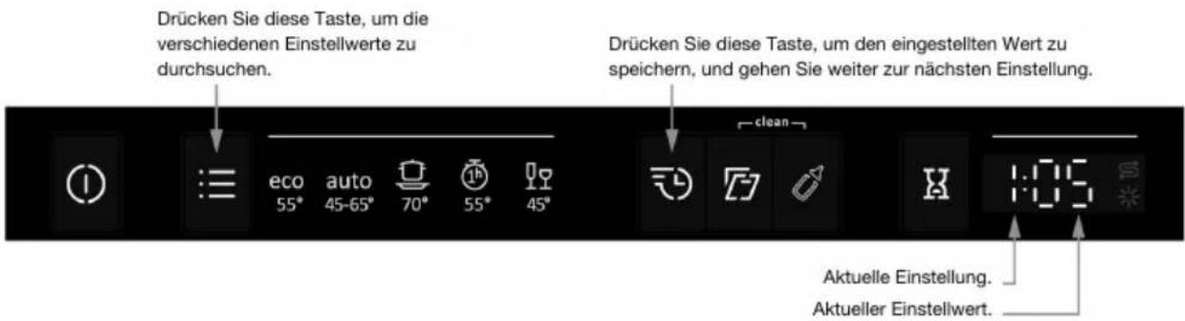 Atag VA3113QT - ÖffnenSiedasEinstellungsmenü: - 3