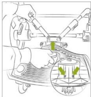 BabyGO WeGo - WIELEN BEVESTIGEN EN LOSMAKEN BEVESTIGING VAN DE ZITTING - 4