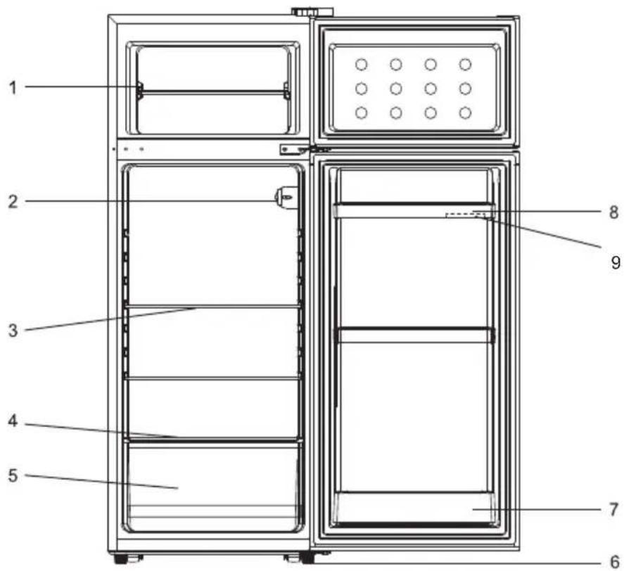 FAR DPG1325EW G - - Front view - 1