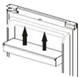 SABA MP3525ILD - POSITIONING THE DOOR BALCONIES - 1