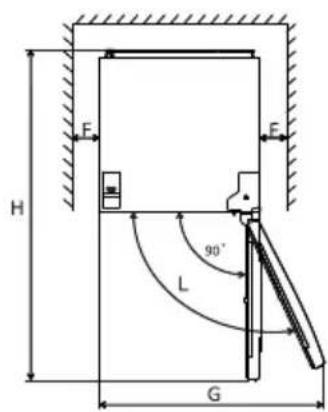 SABA MP3525ILD - SPACE REQUIREMENT - 2