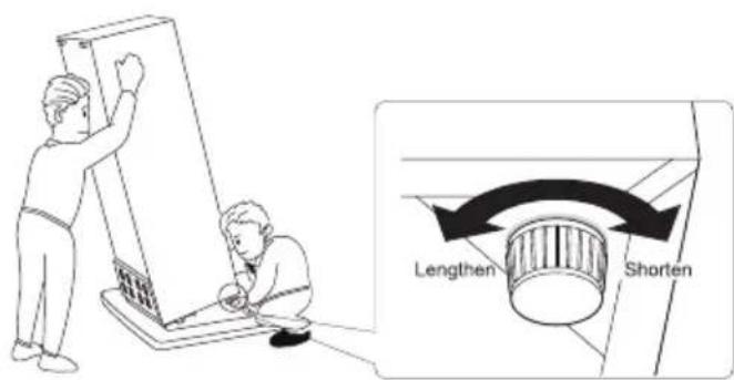 SABA MP3525ILD - LEVELLING THE UNIT - 2