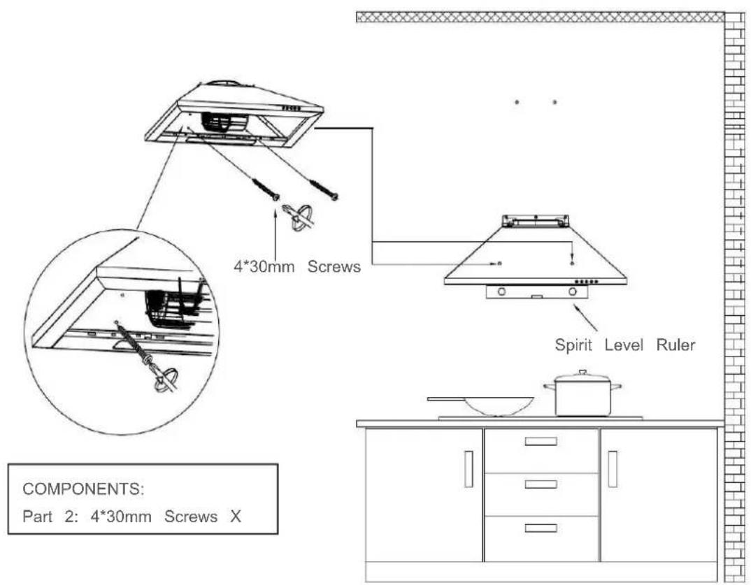 FAR HD300X90/23A G - Install the Hood Extraction): - 8
