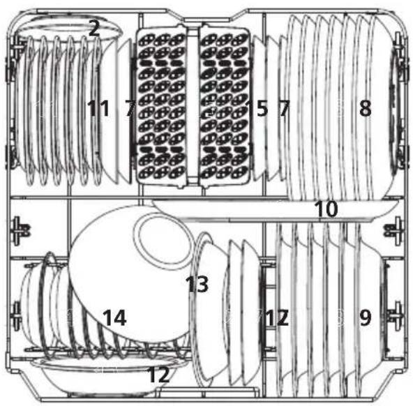 FAR FLVI13D47 G - 2.Panier inférieur: - 1