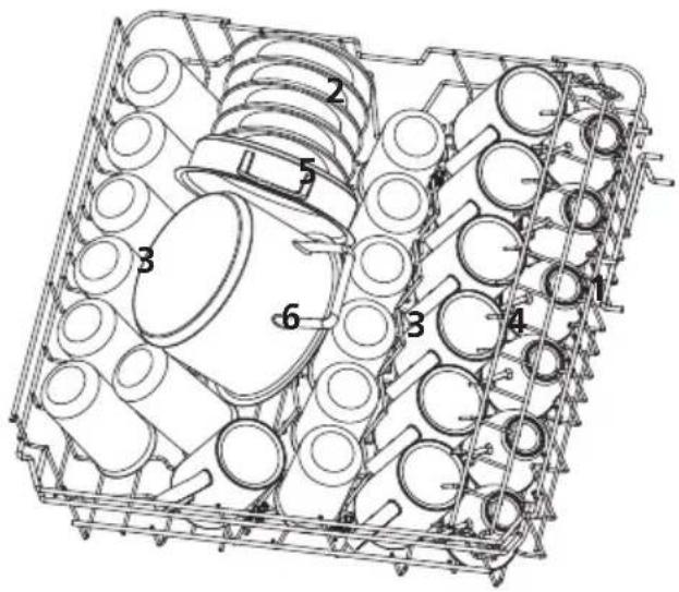 FAR FLVI13D47 G - Upper basket: - 1
