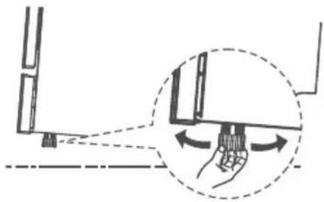 FAR FLVI13D47 G - Levelling the appliance - 1