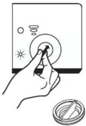 FAR FLVI13D47 G - Adjusting the rinse aid reservoir - 1