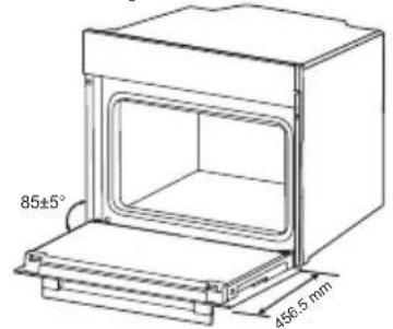 85±5° 456.5 mm