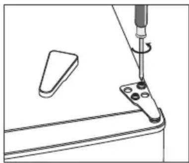 SABA UF205NFWD - TOOL REQUIRED: PHILIPS SCREWDRIVER, FLAT BLADED SCREWDRIVER, HEXAGONAL SPANNER. - 2