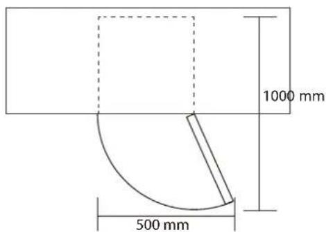 1000 mm 500 mm