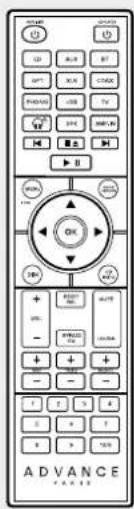 ADVANCE ACD APEX - Télécommande ou bouton multifonction sur la façade - 1
