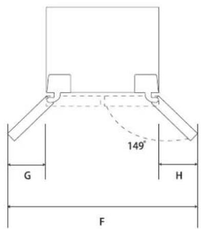 ARTHUR MARTIN AMCDF1564IMX - Installation dimension - 2