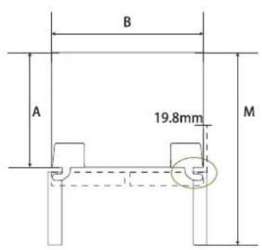 ARTHUR MARTIN AMCDF1564IMX - Dimension d'installation - 3