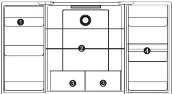 ARTHUR MARTIN AMCDF1564IMX - Refrigerator chamber - 1