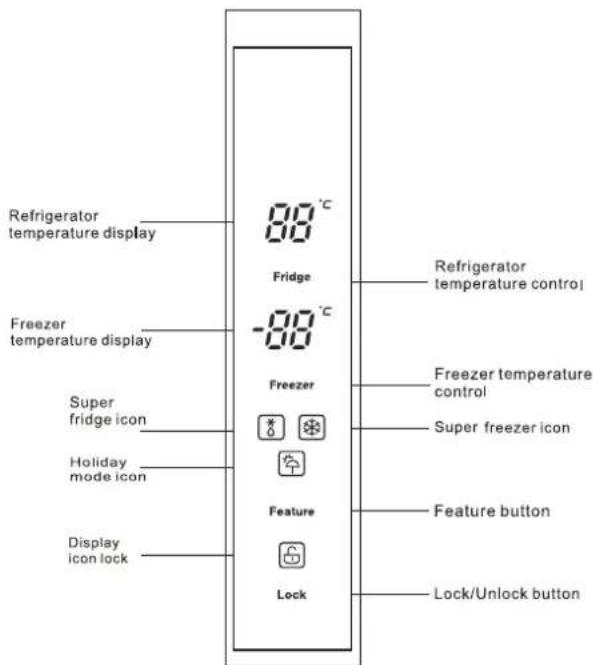 ARTHUR MARTIN AMCDF1564IMX - Control panel - 1