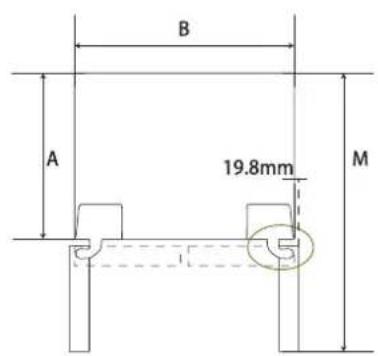 ARTHUR MARTIN AMCDF1564IMX - Installation dimension - 3