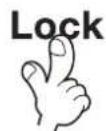 ARTHUR MARTIN AMCDF1564IMX - Lock/unlock button - 2