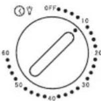ARTHUR MARTIN AMFE60 - CADRAN DE LA MINUTERIE (LAMPE INTÉRIEURE) - 1