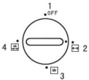 ARTHUR MARTIN AMFE60 - MOLETTE DE RÉGLAGE DE LA CONVECTION ET DE LA RÔTISSERIE - 1