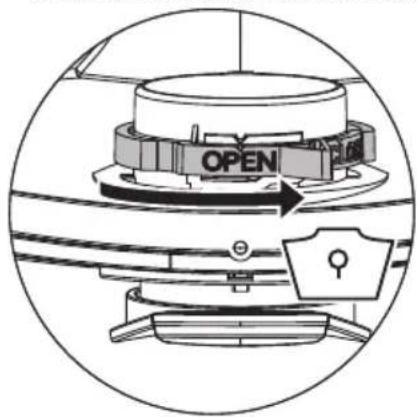 Starmix ISC L-1650 - Obsluha otočného posúvača (nie s 50 l nádobou) - 1