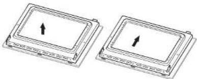 FAR FMP 7121 NA - Cleaning the glass door (Fig.2-5) - 3