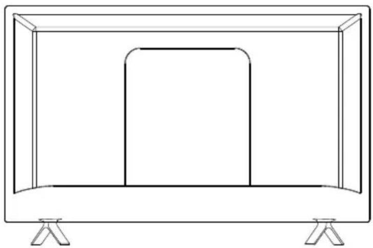 SABA UH43CHS253S - Assembler le stand - 5