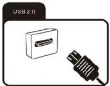 SABA UH43CHS253S - Connexion d'un périphérique USB - 1