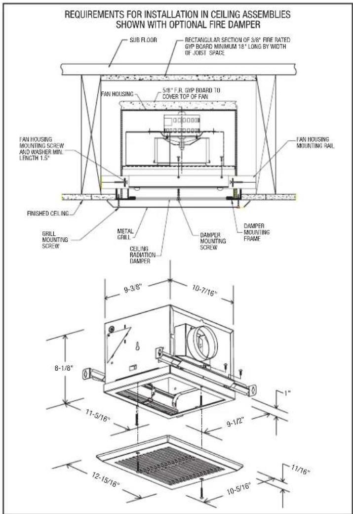 Air King FAK80TRH - SAVE THESE INSTRUCTIONS - 1