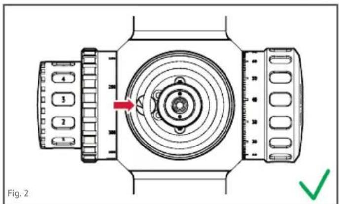 MINOX RS-4 6-24x50 LR - AJUSTE DE LA RETICULA - 3