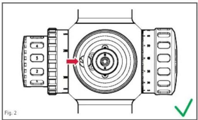 MINOX RS-4 6-24x50 LR - AGGIUSTAMENTO DEL RETICOLO - 3