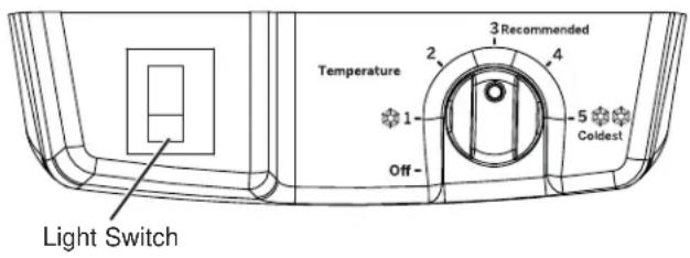 GE GTE18DTNRCC - Temperature Control - 1