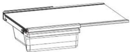 GE GTE18DTNRCC - Gaveta de refrigerio - 1