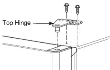 GE GTE18DTNRCC - REMOVE THE FREEZER DOOR - 2
