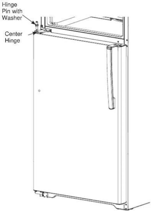 GE GTE18DTNRCC - RE-HANGING THE DOORS - 2