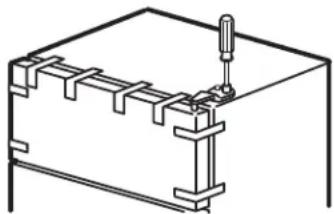 GE GTE18DTNRCC - REMOVE THE FREEZER DOOR - 1